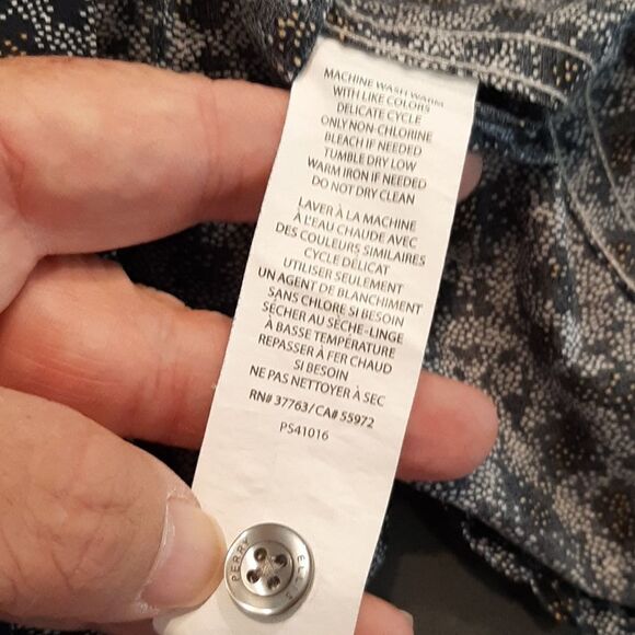 Perry Ellis Cotton Button Down - Picture 5 of 6